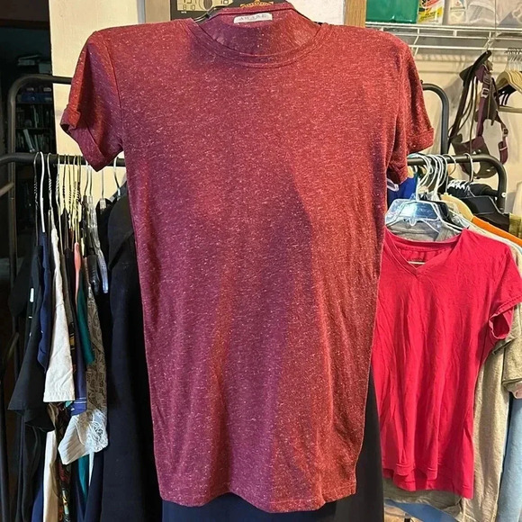 Maroon, Heathered Look- Size Small - Picture 1 of 4